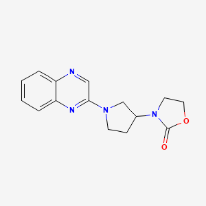 3-(1-Quinoxalin-2-ylpyrrolidin-3-yl)-1,3-oxazolidin-2-one