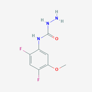 1-Amino-3-(2,4-difluoro-5-methoxyphenyl)urea