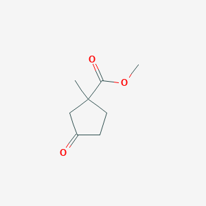 molecular formula C8H12O3 B2384082 1-甲基-3-氧代环戊烷-1-甲酸甲酯 CAS No. 32436-10-5