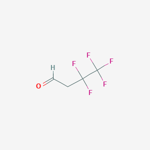 molecular formula C4H3F5O B2384093 3,3,4,4,4-Pentafluorobutanal CAS No. 239437-47-9