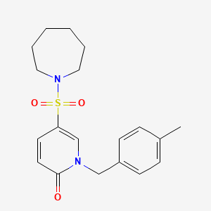5-(azepan-1-ylsulfonyl)-1-(4-methylbenzyl)pyridin-2(1H)-one
