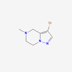 3-Bromo-5-methyl-4,5,6,7-tetrahydropyrazolo[1,5-A]pyrazine