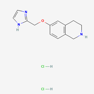 6-((1H-Imidazol-2-yl)methoxy)-1,2,3,4-tetrahydroisoquinoline dihydrochloride