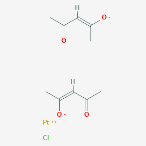 molecular formula C10H14ClO4Pt B2384173 (Z)-4-Oxopent-2-en-2-olate;(E)-4-oxopent-2-en-2-olate;platinum(2+);chloride CAS No. 12129-03-2
