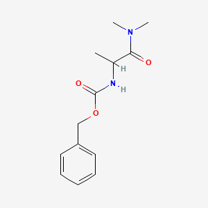 molecular formula C13H18N2O3 B2384283 Benzyl-N-[1-(Dimethylcarbamoyl)ethyl]carbamate CAS No. 75801-52-4