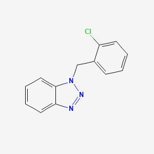 molecular formula C13H10ClN3 B2384295 1-(2-chlorobenzyl)-1H-benzo[d][1,2,3]triazole CAS No. 30516-22-4