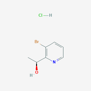 molecular formula C7H9BrClNO B2384343 (1S)-1-(3-Bromopyridin-2-yl)ethan-1-ol hydrochloride CAS No. 1909294-78-5