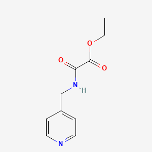 molecular formula C10H12N2O3 B2384346 Ethyl oxo[(pyridin-4-ylmethyl)amino]acetate CAS No. 349084-43-1