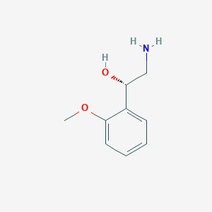 molecular formula C9H13NO2 B2384375 (1S)-2-氨基-1-(2-甲氧基苯基)乙醇 CAS No. 1379445-11-0