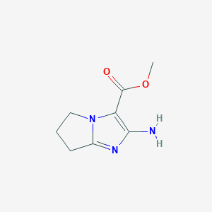 B2384475 methyl 2-amino-5H,6H,7H-pyrrolo[1,2-a]imidazole-3-carboxylate CAS No. 767316-84-7