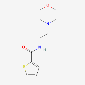 molecular formula C11H16N2O2S B2384499 N-[2-(吗啉-4-基)乙基]噻吩-2-甲酰胺 CAS No. 304508-62-1