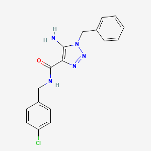 B2384509 5-amino-1-benzyl-N-(4-chlorobenzyl)-1H-1,2,3-triazole-4-carboxamide CAS No. 899749-92-9