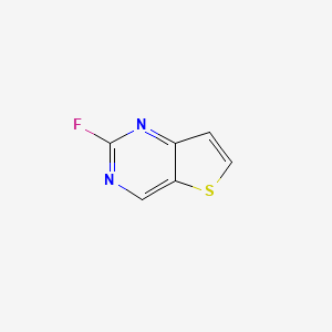 molecular formula C6H3FN2S B2384542 2-Fluorothieno[3,2-d]pyrimidine CAS No. 2103960-64-9