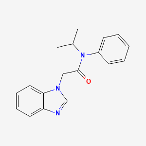 Acetamide, 2-benzoimidazol-1-yl-N-isopropyl-N-phenyl-