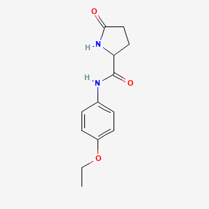molecular formula C13H16N2O3 B2384662 N-(4-乙氧苯基)-5-氧代-2-吡咯烷酮 CAS No. 4108-14-9