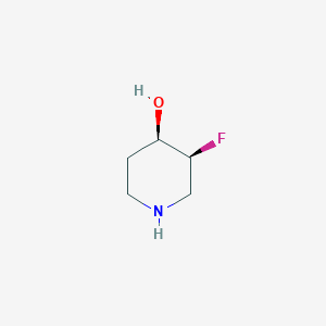 molecular formula C5H10FNO B2384693 cis-3-Fluoropiperidin-4-ol CAS No. 1147112-69-3; 955082-98-1