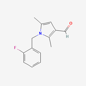 1-(2-Fluoro-benzyl)-2,5-dimethyl-1H-pyrrole-3-carbaldehyde