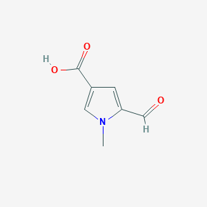 B2384720 5-formyl-1-methyl-1H-pyrrole-3-carboxylic acid CAS No. 482583-71-1