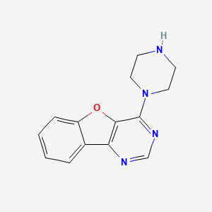 4-(Piperazin-1-yl)benzofuro[3,2-d]pyrimidine