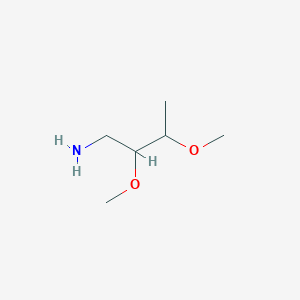 molecular formula C6H15NO2 B2384808 2,3-Dimethoxybutan-1-amine CAS No. 1860261-41-1