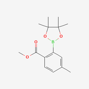Methyl 4-methyl-2-(4,4,5,5-tetramethyl-1,3,2-dioxaborolan-2-YL)benzoate