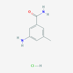 3-Amino-5-methylbenzamide;hydrochloride