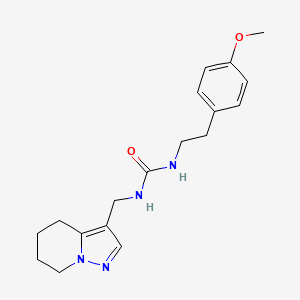1-(4-Methoxyphenethyl)-3-((4,5,6,7-tetrahydropyrazolo[1,5-a]pyridin-3-yl)methyl)urea