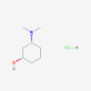B2384910 cis-3-(Dimethylamino)cyclohexanol hydrochloride CAS No. 2089310-95-0