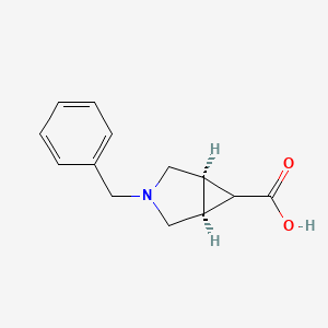 molecular formula C13H15NO2 B2384946 Exo-3-benzyl-3-azabicyclo[3.1.0]hexane-6-carboxylic acid CAS No. 174456-80-5