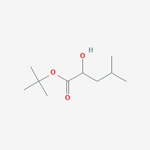 molecular formula C10H20O3 B2384959 Tert-butyl 2-hydroxy-4-methylpentanoate CAS No. 19892-92-3; 3069-52-1