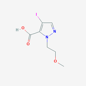 4-Iodo-1-(2-methoxyethyl)pyrazole-5-carboxylic acid