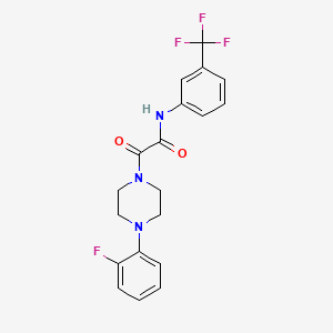 2-[4-(2-fluorophenyl)piperazin-1-yl]-2-oxo-N-[3-(trifluoromethyl)phenyl]acetamide