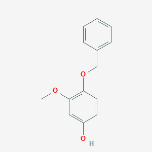 molecular formula C14H14O3 B023850 4-苄氧基-3-甲氧基苯酚 CAS No. 40232-88-0
