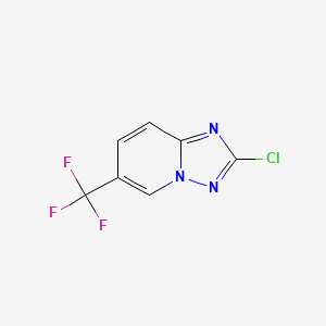 2-Chloro-6-(trifluoromethyl)-[1,2,4]triazolo[1,5-a]pyridine