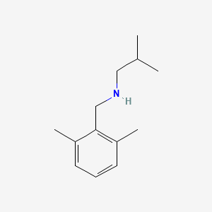 molecular formula C13H21N B2385047 [(2,6-Dimethylphenyl)methyl](2-methylpropyl)amine CAS No. 1521977-32-1