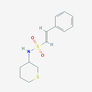 (E)-2-Phenyl-N-(thian-3-YL)ethenesulfonamide