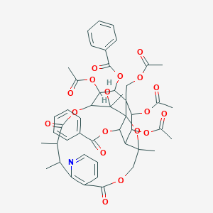 molecular formula C60H82N18O17S4 B238516 6-苯甲酰-6-去乙酰麻黄碱 CAS No. 133740-16-6