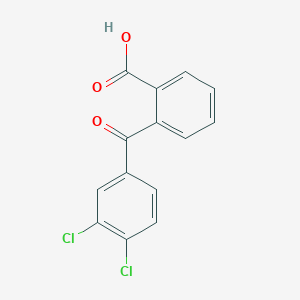 molecular formula C14H8Cl2O3 B023852 2-(3,4-二氯苯甲酰)苯甲酸 CAS No. 52187-03-8