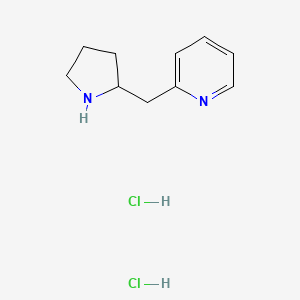 molecular formula C10H16Cl2N2 B2385205 2-(Pyrrolidin-2-ylmethyl)pyridine dihydrochloride CAS No. 1265964-36-0