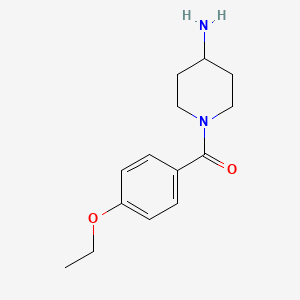 molecular formula C14H20N2O2 B2385269 1-(4-Ethoxybenzoyl)piperidin-4-amine CAS No. 885531-11-3