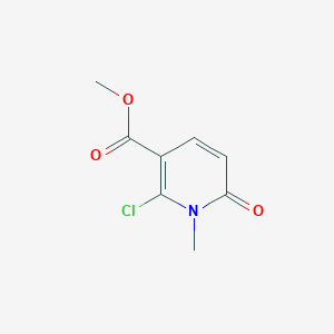 molecular formula C8H8ClNO3 B2385279 Methyl 2-chloro-1-methyl-6-oxo-pyridine-3-carboxylate CAS No. 853109-24-7