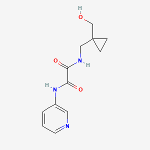 B2385310 N1-((1-(hydroxymethyl)cyclopropyl)methyl)-N2-(pyridin-3-yl)oxalamide CAS No. 1251584-14-1