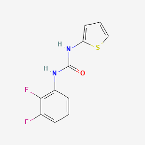 molecular formula C11H8F2N2OS B2385335 1-(2,3-Difluorophenyl)-3-thiophen-2-ylurea CAS No. 2330108-90-0