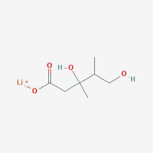 molecular formula C7H13LiO4 B2385477 Lithium;3,5-dihydroxy-3,4-dimethylpentanoate CAS No. 2377033-45-7