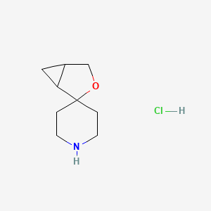 Spiro[3-oxabicyclo[3.1.0]hexane-2,4'-piperidine];hydrochloride