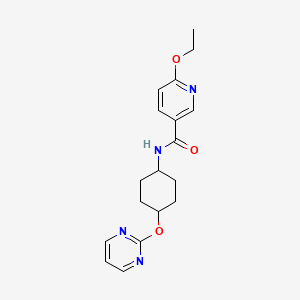 6-ethoxy-N-((1r,4r)-4-(pyrimidin-2-yloxy)cyclohexyl)nicotinamide