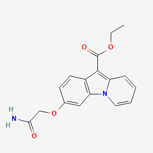 Ethyl 3-(2-amino-2-oxoethoxy)pyrido[1,2-a]indole-10-carboxylate