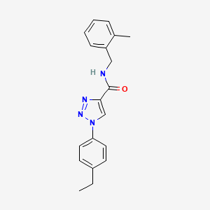 1-(4-ethylphenyl)-N-(2-methylbenzyl)-1H-1,2,3-triazole-4-carboxamide