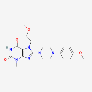 7-(2-methoxyethyl)-8-(4-(4-methoxyphenyl)piperazin-1-yl)-3-methyl-1H-purine-2,6(3H,7H)-dione