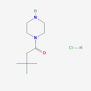 3,3-Dimethyl-1-(piperazin-1-yl)butan-1-one hydrochloride